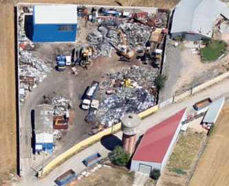 Foto aerea de Chatarras Santamaría S.L.